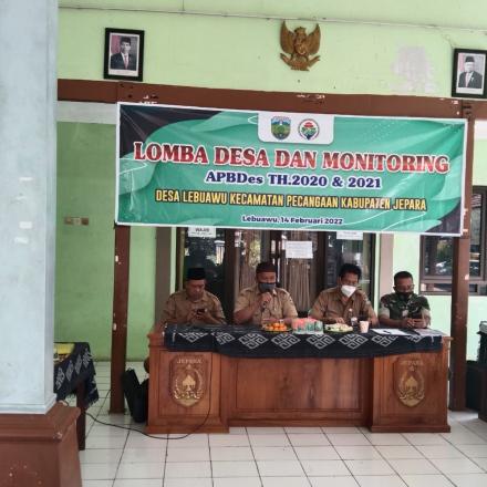 LOMBA DESA & MONITORING APBDES TAHUN 2020 & 2021 TINGKAT KECAMATAN PECANGAAN